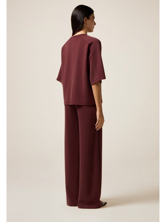 Oltre Oltre Felpa G804J004423N036 Bordeaux Over Fit