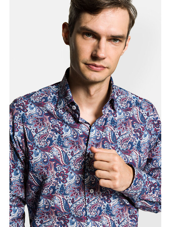 Lancerto Lancerto Koszula Dalia Kolorowy Slim Fit