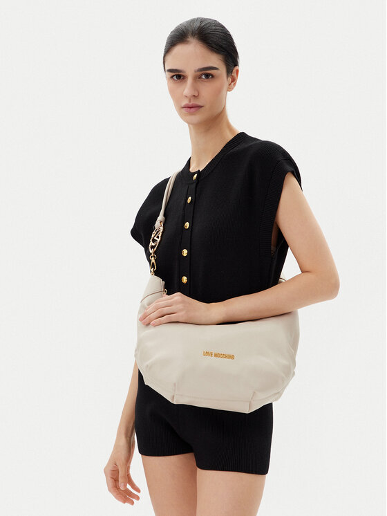 LOVE MOSCHINO LOVE MOSCHINO Ročna torba JC4053PP1MLF0110 Écru