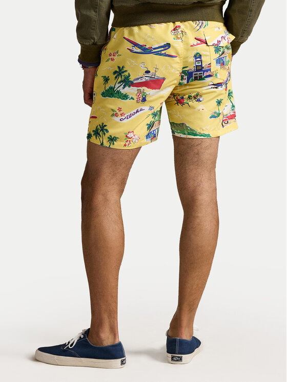 Polo Ralph Lauren Polo Ralph Lauren Plavecké šortky 710963324002 Žltá Classic Fit