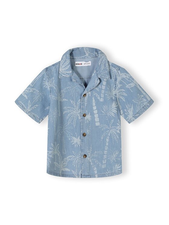 minoti minoti Koszula 29SHIRT200 Granatowy Regular Fit