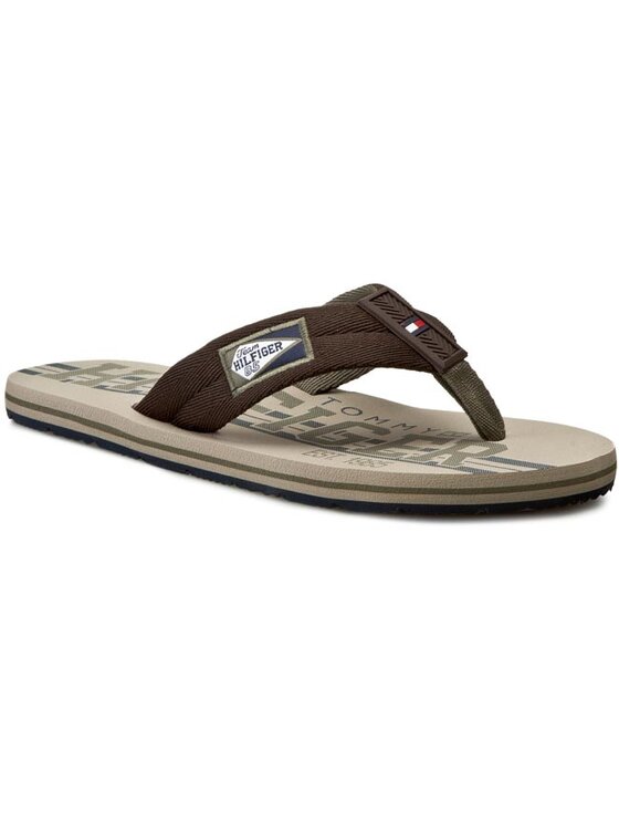 Tommy Hilfiger Tommy Hilfiger Zehentrenner Buddy FM56820938 Braun
