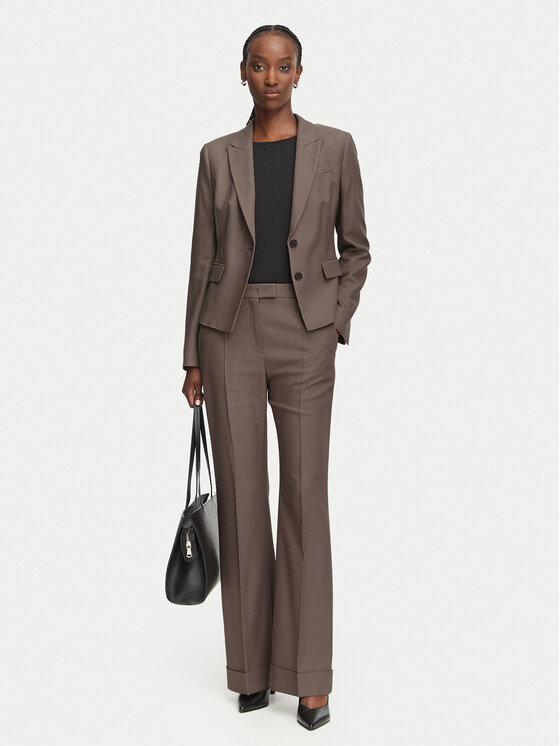 BOSS BOSS Stoffhose Talia5 50564488 Braun Regular Fit