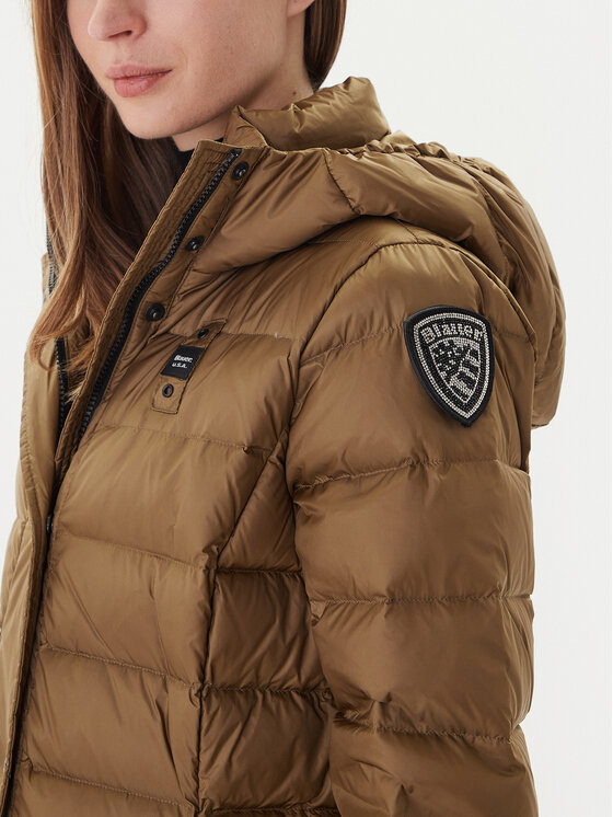 Blauer Blauer Pehelykabát Impermeabile 25WBLDK03101 Zöld Regular Fit