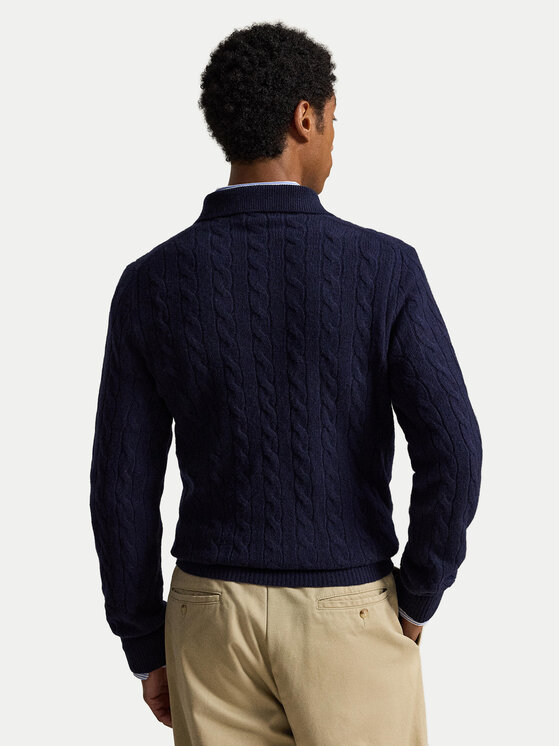 Polo Ralph Lauren Polo Ralph Lauren Πουλόβερ 710974165502 Σκούρο μπλε Regular Fit