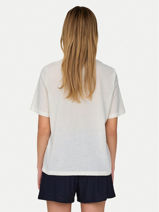 ONLY ONLY T-Shirt Bilins 15320615 Biały Regular Fit