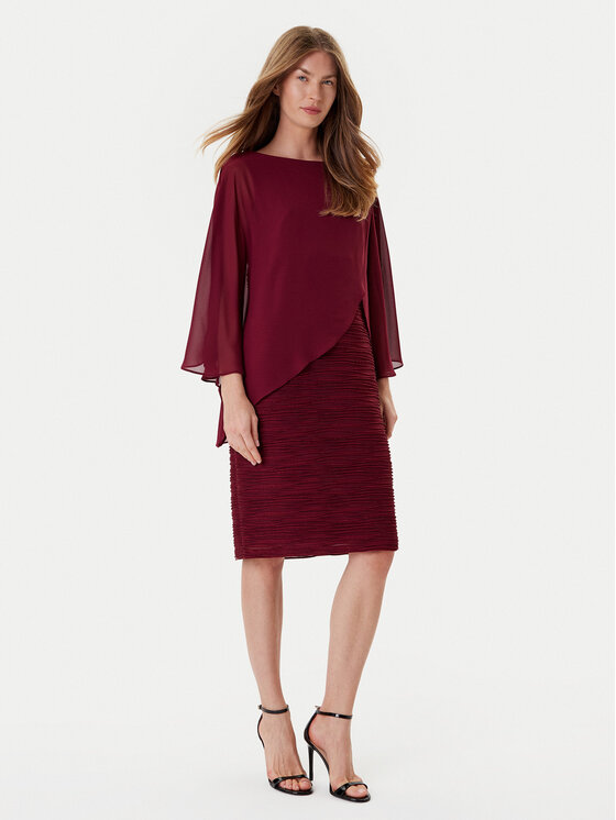 Joseph Ribkoff Joseph Ribkoff Rochie cocktail 251720F25 Vișiniu Regular Fit