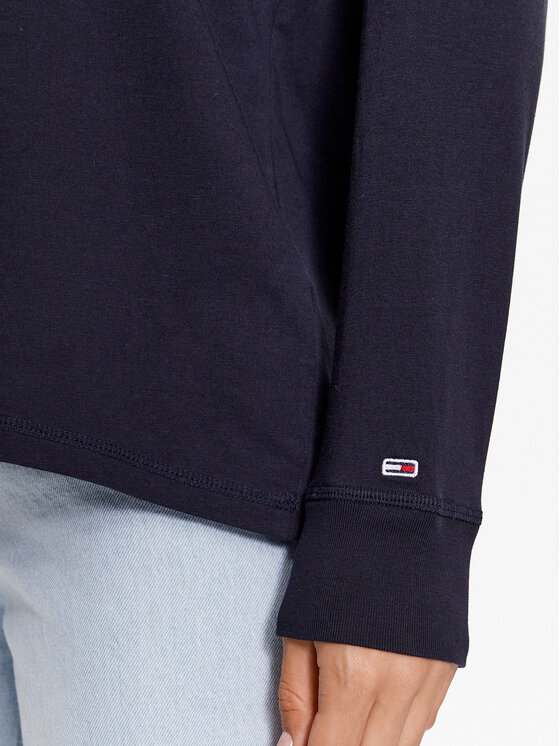Tommy Jeans Tommy Jeans Bluza DW0DW16168 Mornarsko modra Oversize