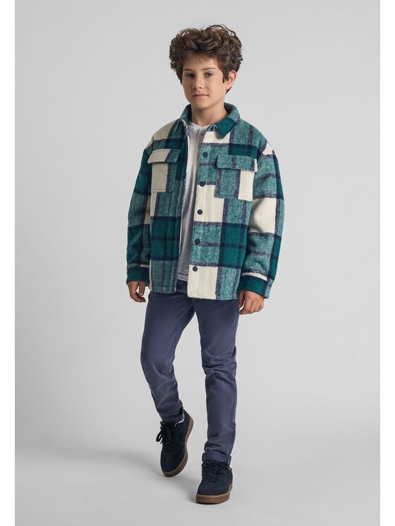 minoti minoti Kurtka przejściowa 27shirt41 Zielony Regular Fit