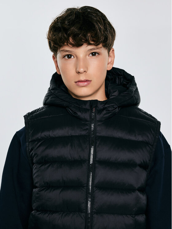 BIG STAR BIG STAR Kamizelka BENEK Czarny Basic Fit