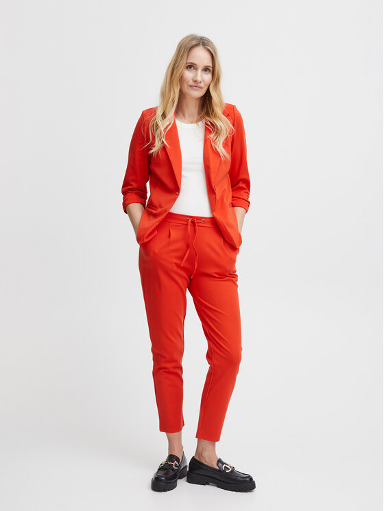 Fransa Fransa Pintsak 20604689 Punane Regular Fit