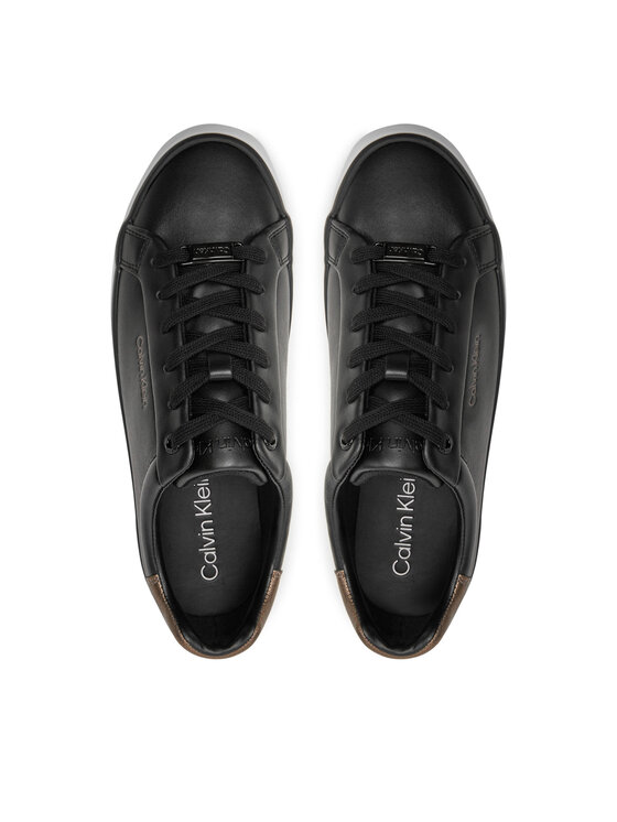 Calvin Klein Calvin Klein Sneakers Vulc Lace Up Saff Fox W/Met Bt HW0HW02104 Nero