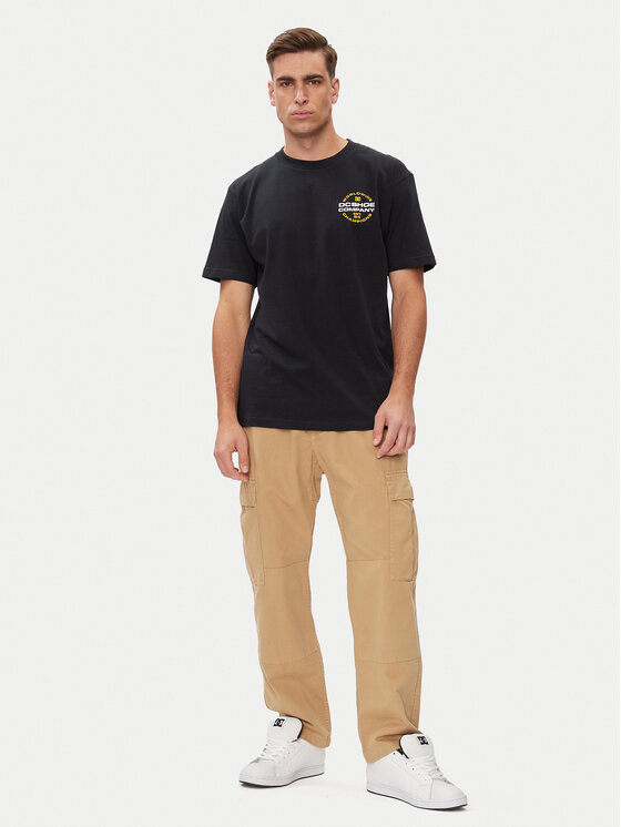 DC DC Футболка Eurostep Hss ADYZT05362 Чорний Regular Fit