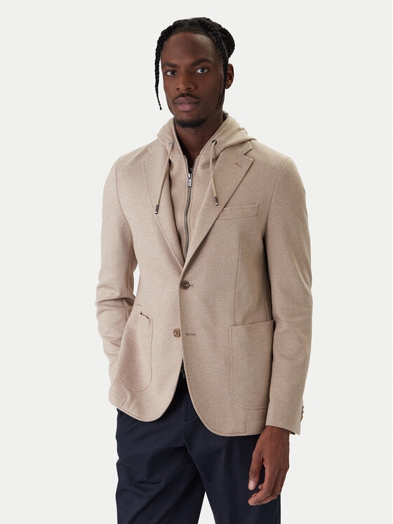 BOSS BOSS Sakko C-Hanry 50562499 Khakifarben Slim Fit