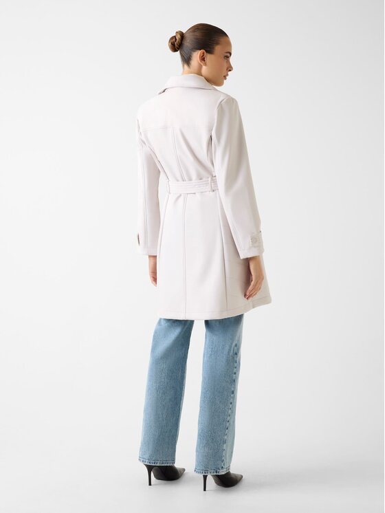 Guess Guess Kabát pro přechodné období 180640 Bílá Classic Fit