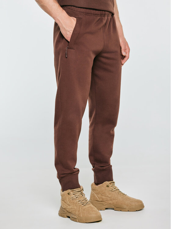 BIG STAR BIG STAR Spodnie dresowe KERSYN Brązowy Basic Fit