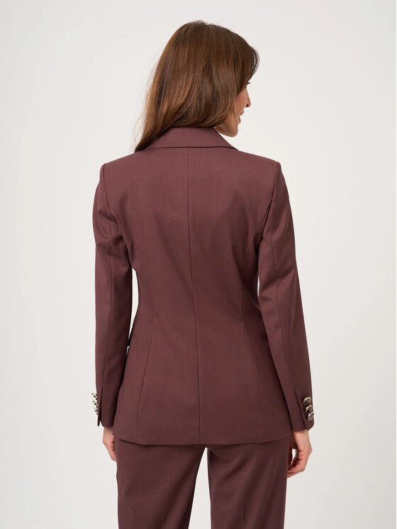 Willsoor Willsoor Marynarka 68205 Brązowy Regular Fit