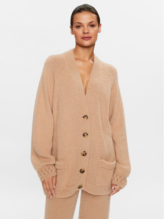 La Perla Cardigan 0056190 Bej Relaxed Fit