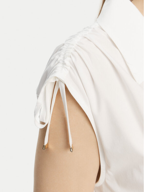 Marella Marella Kasdieninė suknelė Riviera 2513221052 Balta Relaxed Fit