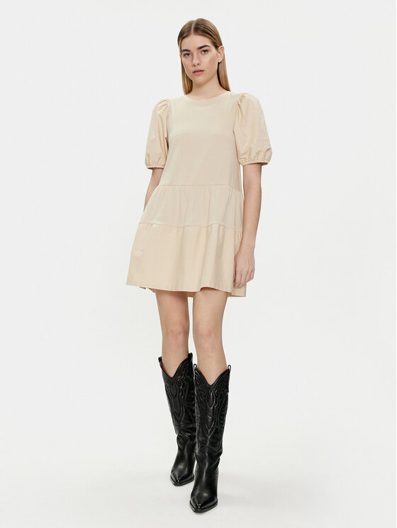 Brave Soul Brave Soul Rochie de vară LDRJ-544AMIEST Bej Straight Fit