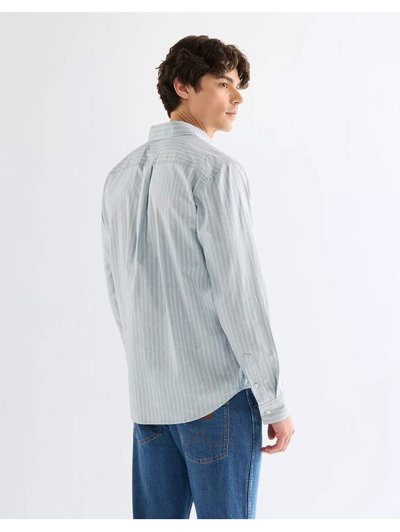 Wrangler Wrangler Camicia 1 PKT SHIRT Blu Regular Fit