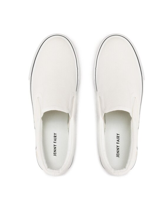 Jenny Fairy Jenny Fairy Sneakers aus Stoff BSK130612-01 Weiß
