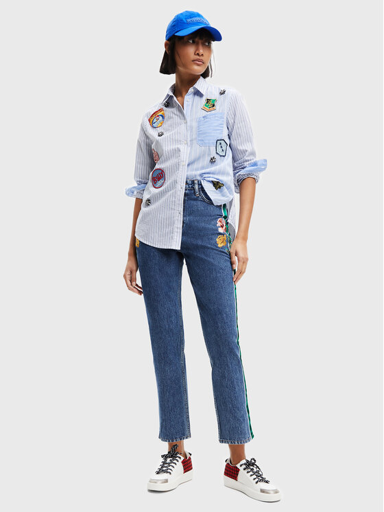 Camicia Lian 22WWCW36 Blu Regular Fit