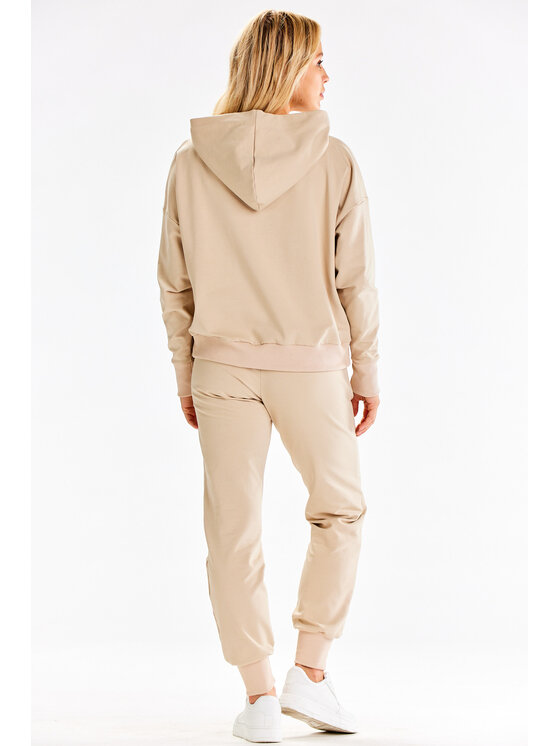Infinite You Infinite You Bluza M318 Beżowy Basic Fit