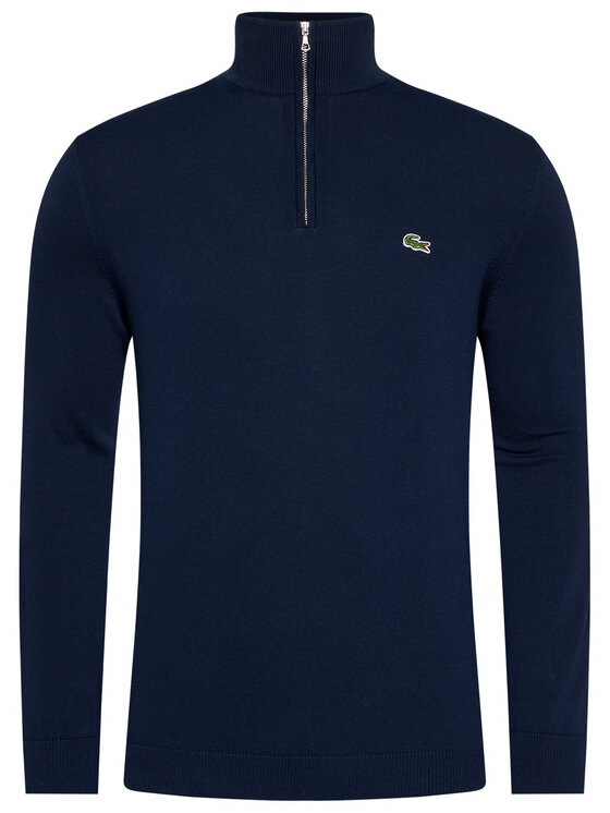 Lacoste Pull AH1980 Bleu marine Classic Fit Modivo