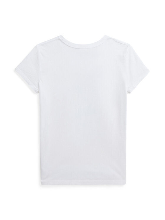 Polo Ralph Lauren Polo Ralph Lauren T-Shirt 313942856001 Biały Regular Fit