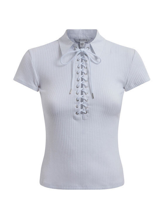 Blusa Jordan W3GP24 K86Z2 Bianco Slim Fit