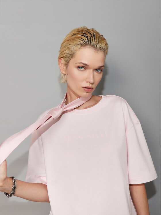 Miss Sixty Miss Sixty Tricou 6L2SJ2120000 Roz Regular Fit