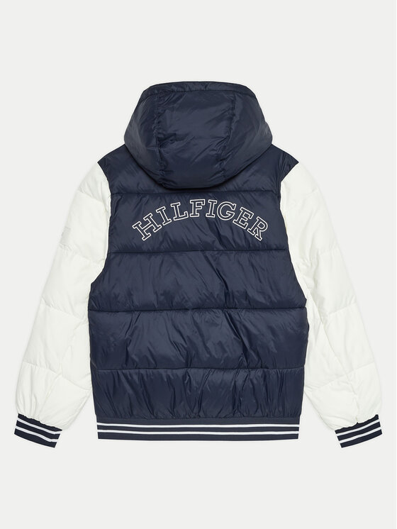 Tommy Hilfiger Tommy Hilfiger Пуховик KB0KB09465 D Cиній Regular Fit
