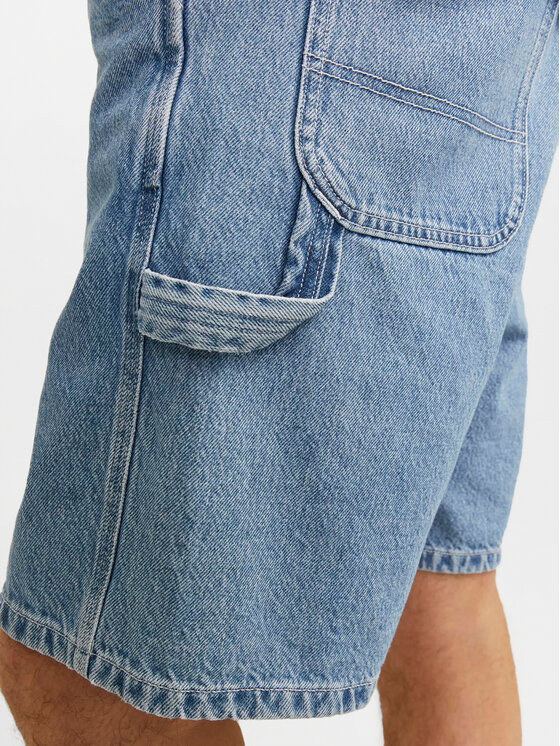 Jack&Jones Jack&Jones Kratke traperice Jjitony 12252719 Plava Loose Fit