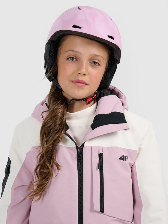 4F 4F Kurtka snowboardowa SNOWBOARD Różowy jasny Regular Fit