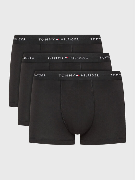 Tommy Hilfiger Tommy Hilfiger Súprava 3 kusov boxeriek UM0UM02763 Čierna
