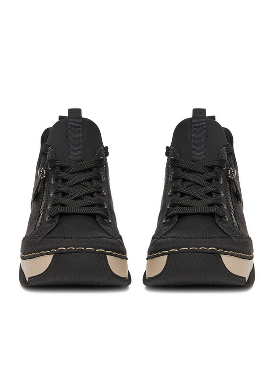 Rieker Rieker Sneakersy 45973-00 Czarny