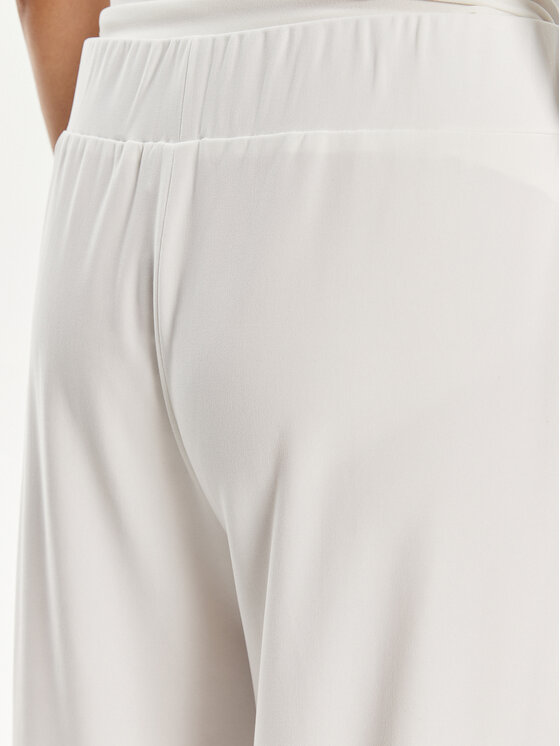 NORMA KAMALI NORMA KAMALI Текстилни панталони ST1247HPC32944 Бял Regular Fit
