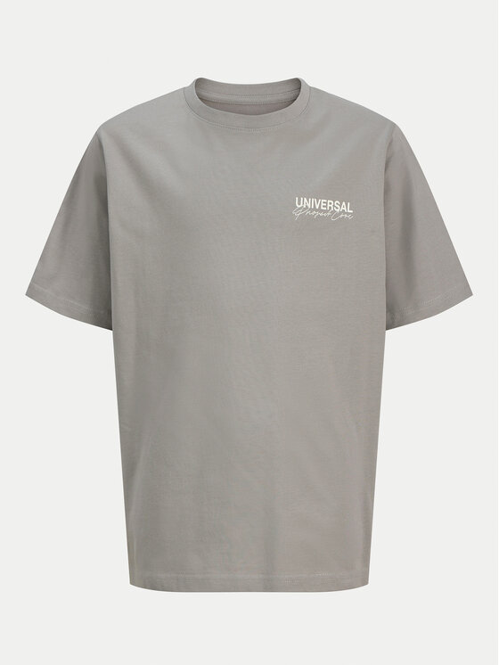 Jack&Jones Junior T-shirt Dynamic Dust 12274677 Grigio Loose Fit, taglia : 152