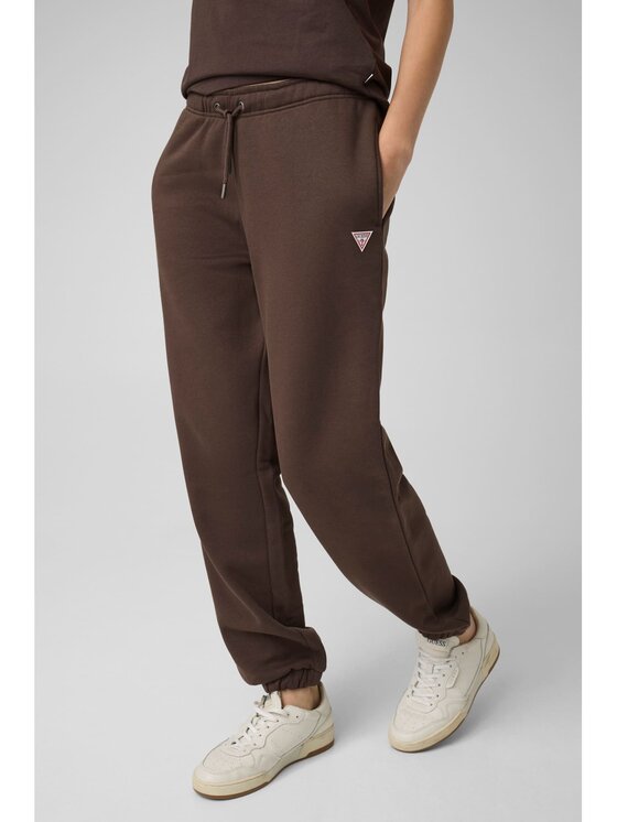 Guess Jeans Guess Jeans Medžiaginės kelnės 167117 Ruda