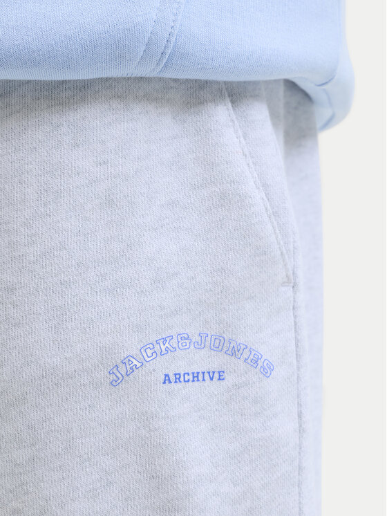 Jack & Jones Jack & Jones Sportovní kraťasy Gordon College 12289726 Šedá Regular Fit