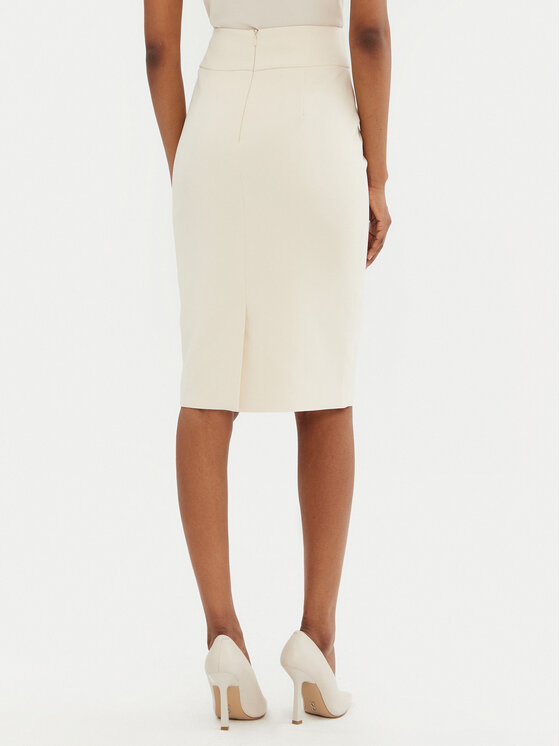 Rinascimento Rinascimento Bleistiftrock CFC0122972003 Beige Regular Fit