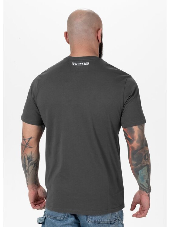 PITBULL PITBULL T-Shirt Koszulka Szary Regular Fit