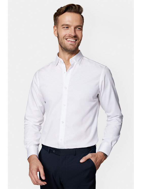 Lancerto Lancerto Koszula Adaline KO073123000028 Biały Slim Fit
