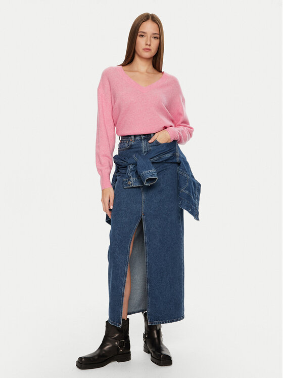 American Vintage American Vintage Pulover Raxow RAX18AH24 Roza Loose Fit