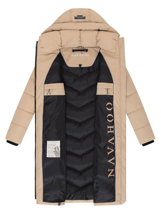 Navahoo Navahoo Kurtka zimowa Sahnekatzi Beżowy Regular Fit