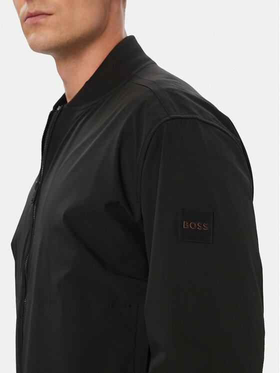 BOSS BOSS Bunda bomber Ze_Push 50568931 Černá Regular Fit