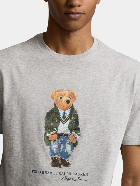 Polo Ralph Lauren Polo Ralph Lauren T-shirt 710854497035 Siva Regular Fit