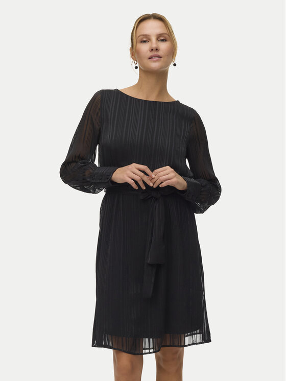 Vero Moda Vero Moda Kokteiļkleita Gedna 10335586 Melns Regular Fit