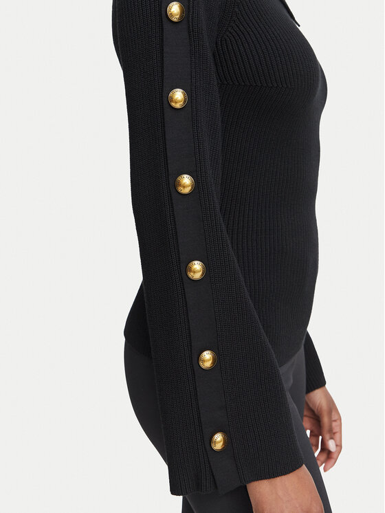 Elisabetta Franchi Elisabetta Franchi Гольф MK-03S-66E2-V420 Чорний Slim Fit